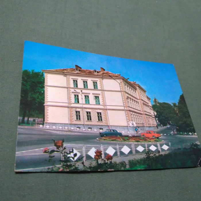 CARTE POSTALA SUCEAVA -LICEUL STEFAN CEL MARE CIRCULATA