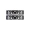 Set 2 suporti numar inmatriculare 3D &quot;ROMANIA&quot; Automotive TrustedCars
