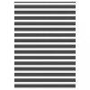 VidaXL Jaluzea tip zebra neagră lățime țesătură 155,9 cm poliester