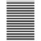 vidaXL Jaluzea tip zebra neagră lățime țesătură 155,9 cm poliester