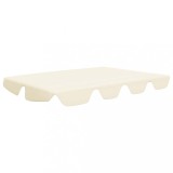 Cumpara ieftin Copertina de rezerva leagan gradina, crem, 150/130x105/70 cm