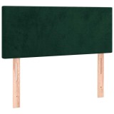 Cumpara ieftin Tablie de pat, verde inchis, 100x5x78/88 cm, catifea