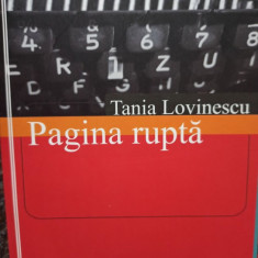 Tania Lovinescu - Pagina rupta (2005)