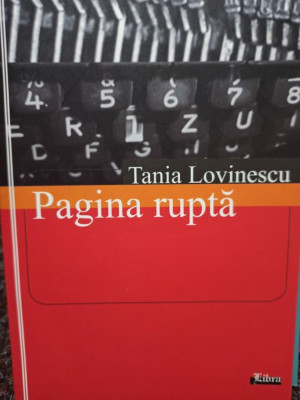 Tania Lovinescu - Pagina rupta (2005) foto