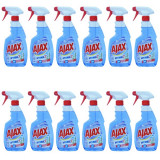 12 x Ajax Multi Action, Optimal 7, Solutie pentru geamuri, 12 x 500ml