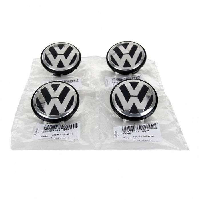 Set 4 Buc Capac Janta Oe Volkswagen Touareg 1 2002-2013 3B7601171XRW