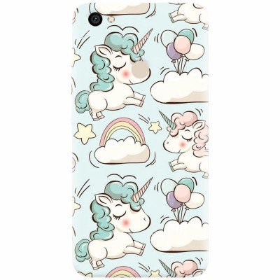 Husa silicon pentru Xiaomi Redmi Note 5A, Unicorns And Clouds foto