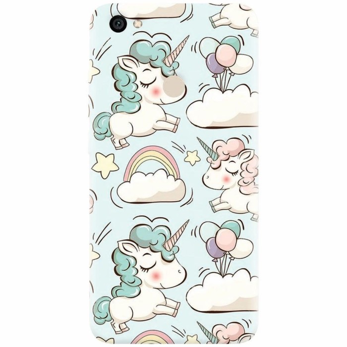 Husa silicon pentru Xiaomi Redmi Note 5A, Unicorns And Clouds