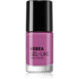 NOBEA Day-to-Day Gel-like Nail Polish lac de unghii cu efect de gel culoare #N70 Pink orchid 6 ml