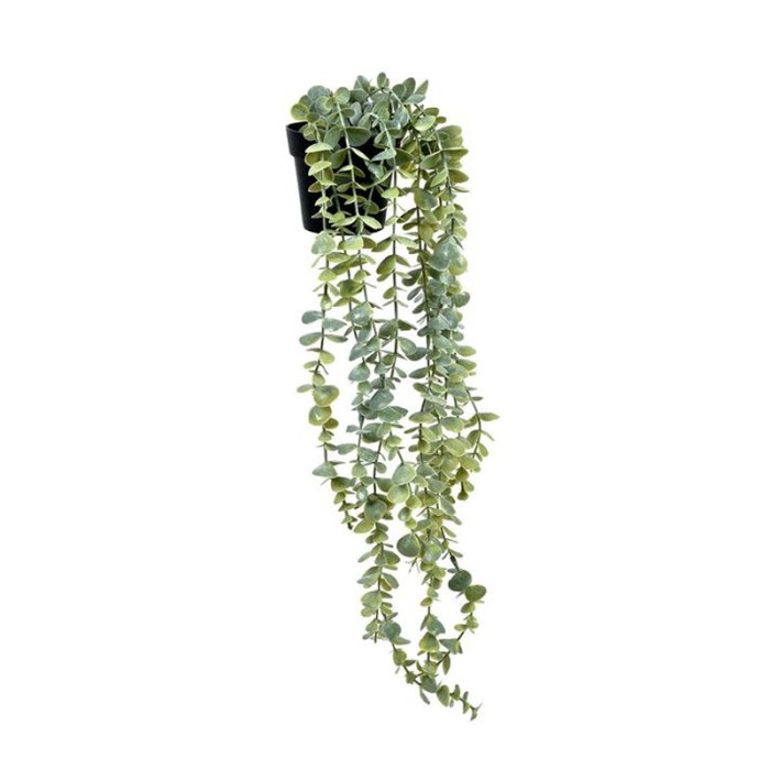 Ghiveci decorativ cu Eucalipt artificial, 66 cm, ATU-080619