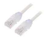 Patch Cord UTP Cat6a Alb 0.5m 28AWG LSZH, PANDUIT