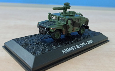 Macheta Humvee HMMWV M1046 USA 2006 - Amercom Tanc 1/72 foto