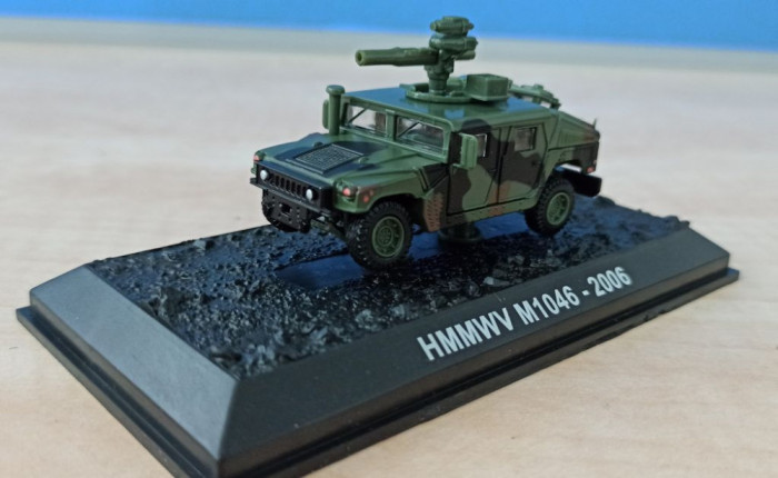 Macheta Humvee HMMWV M1046 USA 2006 - Amercom Tanc 1/72