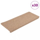 Gossi covorase scara autoadezive 30 buc bej 65x24,5x3,5 cm