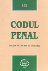 Codul penal - Legea nr.286 din 17 iulie 2009 foto