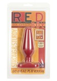 Cumpara ieftin Plug Anal Red Boy, Silicon Rosu, Doc Johnson, 14 cm x 3,6 cm