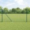 Gard hexagonal vidaXL verde 1.4x10 m din oțel
