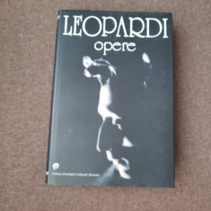 GIACOMO LEOPARDI - OPERE EDITIE DE LUX (1999, editie cartonata)