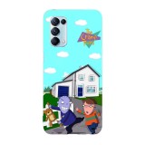 Husa compatibila cu Oppo A54 5G model The cramp twins, Silicon, TPU, Viceversa, Transparent, Carcasa