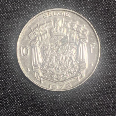 Moneda 10 franci 1972 Belgia