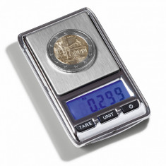 Cantar profesional monede/bijuterii 0,01-100 gr, cu tavita, prod. Leuchtturm foto
