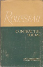 ROUSSEAU - CONTRACTUL SOCIAL foto