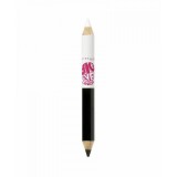 Creion de ochi cu doua capete Maybelline Big Eyes Liner, Nuanta 01 Black&amp;White