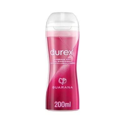 Masaj - Durex Lubrifiant si Gel pentru Masaj 2 in 1 Stimulant cu Guarana 200 ml - editie Italia foto