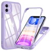Husa pentru iPhone 12 + Folie - Techsuit ColorVerse 360 Series - Purple
