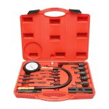 Trusa tester compresie motoare diesel cu manometru mecanic 0-70 bar Breckner Germany