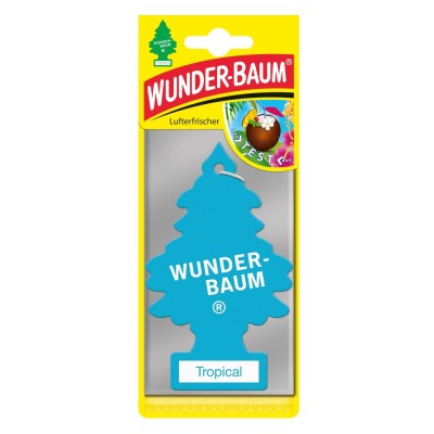 Odorizant auto, bradut, Wunder - Baum, Tropical, 19 x 7.5 x 0.5 cm foto
