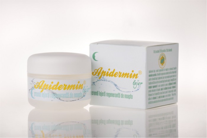 Apidermin crema lejera pentru noapte 50ml complex apicol