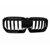 Grila centrala BMW X1 U11 (2022-2027) negru lucios, compatibila cu ACC