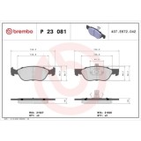 Placute frana Fiat Punto (176) 09.93-09.99, Punto (188) 09.99-07.12, Punto Box / Liftback (188) 02.00-12.10, Fata, BREMBO