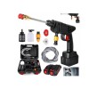 Pistol de spalat cu presiune, recipient pentru spuma, 48V, 5600mAh, 20000rpm, Abs, Negru, Oem
