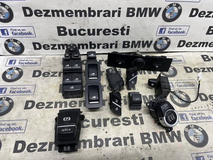 Consola geamuri buton start-stop frana de mana geam BMW X5 X6 F15 F16