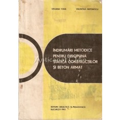 Indrumari Metodice Pentru Disciplina Statica Constructiilor - Stelian Toma