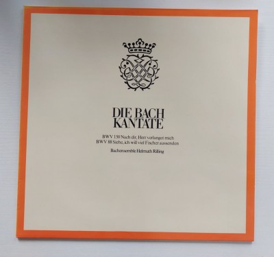 Johann Sebastian Bach, Helmuth Rilling, The Bach Cantata - BWV 150, BWV 88 vinil foto