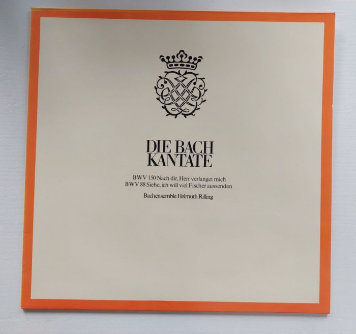 Johann Sebastian Bach, Helmuth Rilling, The Bach Cantata - BWV 150, BWV 88 vinil
