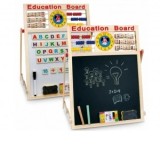 Tabla magnetica copii 5 in 1 cu suport si accesorii, 45 x 38.5 cm