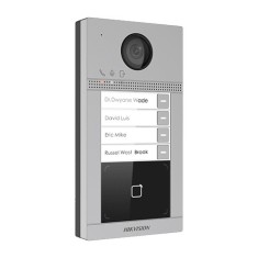 Panou exterior videointerfon TCP/IP pentru 4 familii&amp;#039;Wi-Fi 2.4GHz&amp;#039;control acces integrat - HIKVISION DS-KV8413-WME1 SafetyGuard Surveillance foto