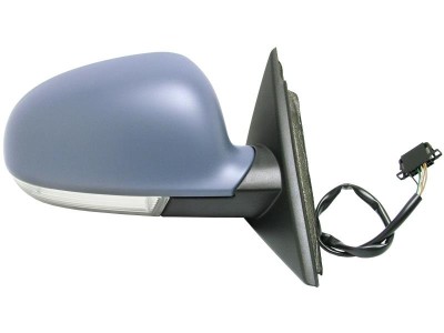 Oglinda usa exterioara VW Passat (B5), 2003-01.2005, partea Dreapta, reglare electrica; carcasa grunduita; incalzit; sticla convexa; geam cromat; cu foto