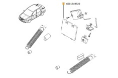Capac Carlig Tractare Spate Dacia Logan 2004-2012 ; Trapa Inel Cui Remorca foto