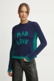 MAX&amp;Co. pulover din amestec de lana femei, culoarea albastru marin, light, 2518361021200