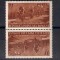 ROMANIA 1951 - CIRCUITUL CICLIST AL R.P.R.,TETE-BECHE, MNH - LP 281a