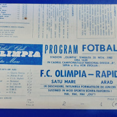 program Olimpia SM - Rapid Arad