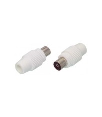 Conector coaxial mama plastic WELL foto
