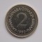2 DINARI 1990 IUGOSLAVIA