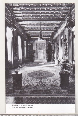 bnk cp Sinaia - Muzeul Peles - Sala de receptie maura - necirculata foto
