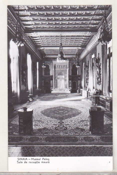 bnk cp Sinaia - Muzeul Peles - Sala de receptie maura - necirculata